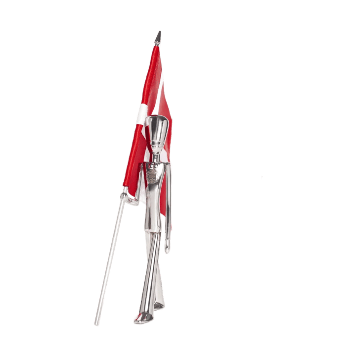 Royal Guard x DBU-figur 18 cm - Polished steel - Kay Bojesen