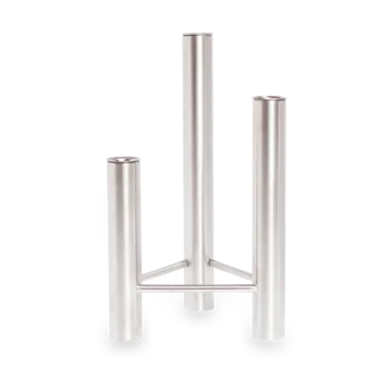 VISTA vase og lysestage - Matte steel - Kay Bojesen