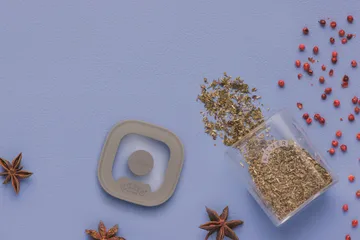 Kilner FRESH krydderiglas firkantet - Klar-grå, 160 ml - Kilner