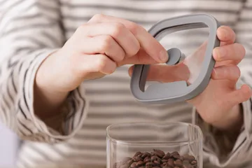 Kilner FRESH opbevaringskrukke - Klar-grå, 0,5 l - Kilner