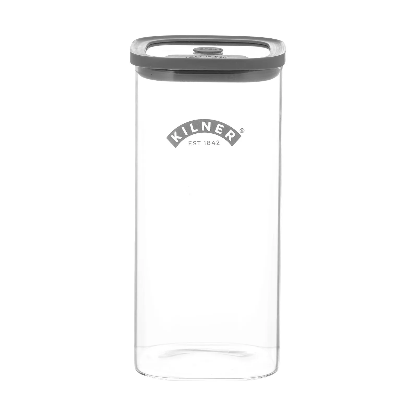 Kilner Kilner FRESH opbevaringskrukke Klar-grå, 1,5 l