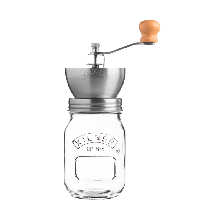Kilner kaffekværn - Klar-rustfrit stål, 0,5 l - Kilner