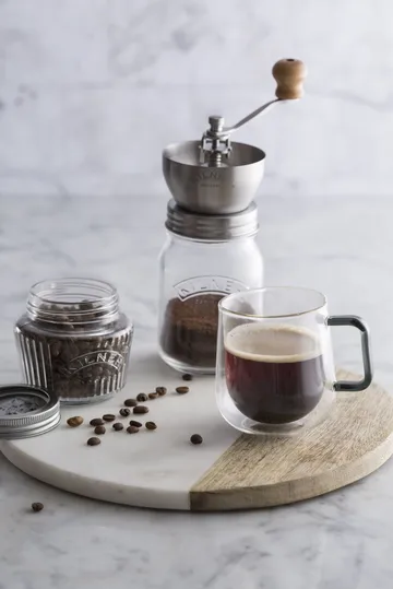 Kilner kaffekværn - Klar-rustfrit stål, 0,5 l - Kilner