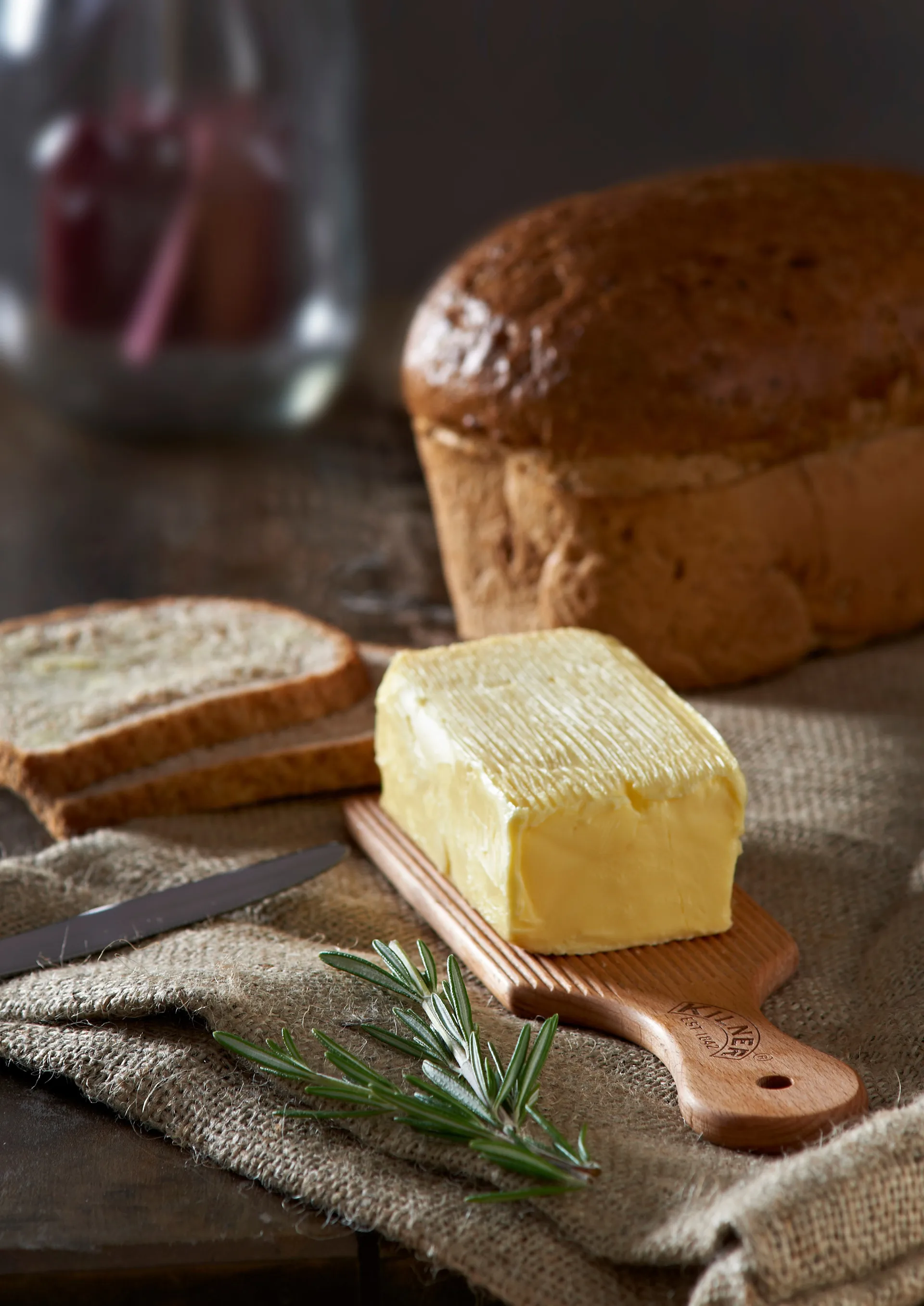 Kilner smørkniv, Lyst træ, 2 stk. Kilner