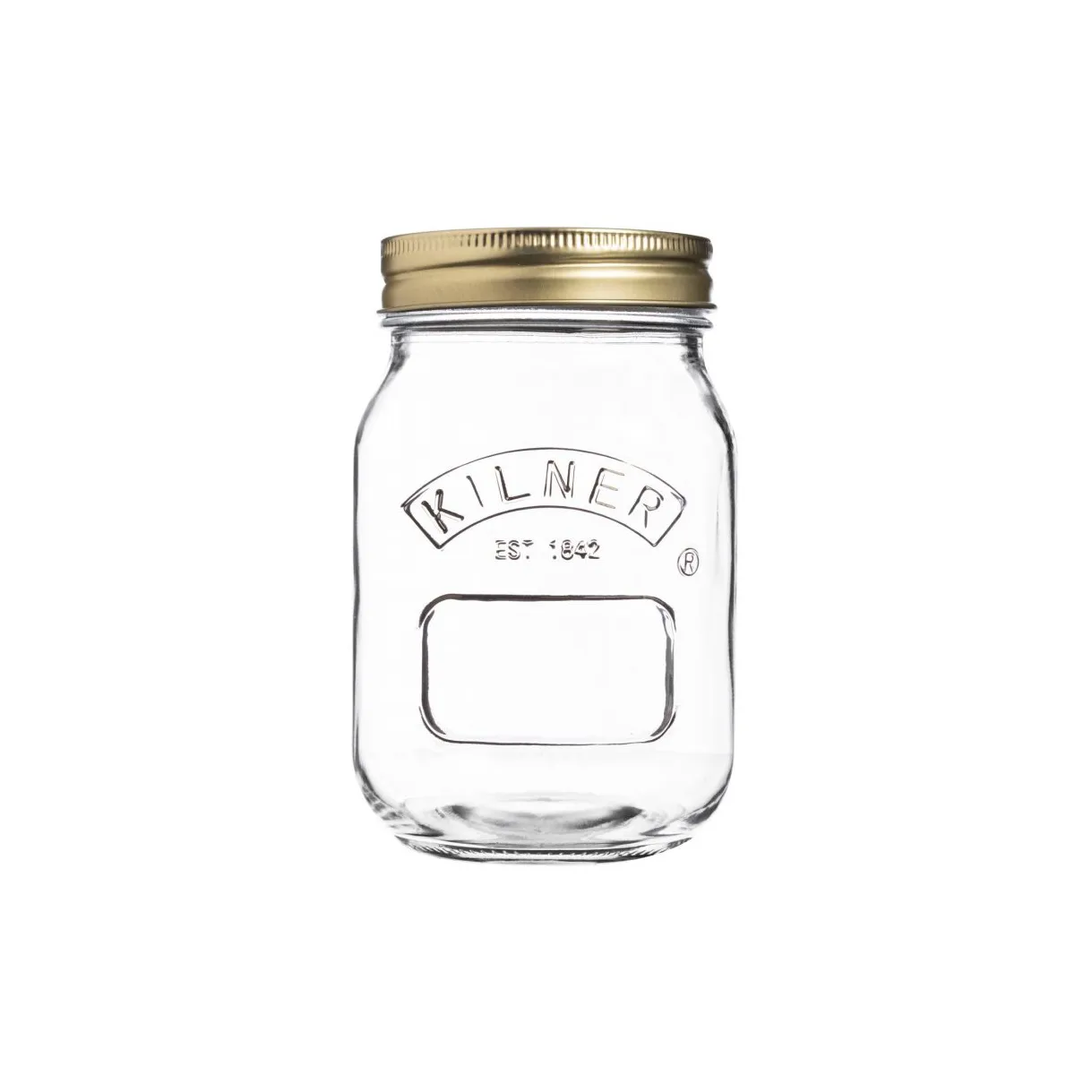 Kilner Kilner sylteglas rund Klar-guld, 0,5 l
