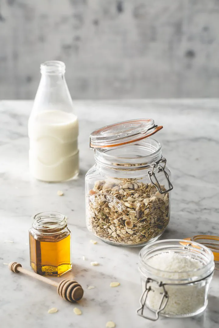 Kilner sylteglas rund, Klar-guld, 0,5 l Kilner