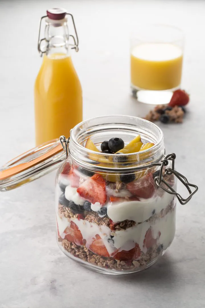 Kilner sylteglas rund, Klar-guld, 0,5 l Kilner