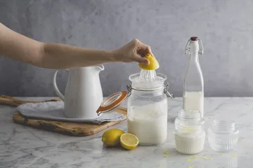 Kilner sylteglas rund - Klar-guld, 1 l - Kilner