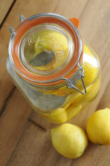 Kilner sylteglas rund - Klar-guld, 1 l - Kilner