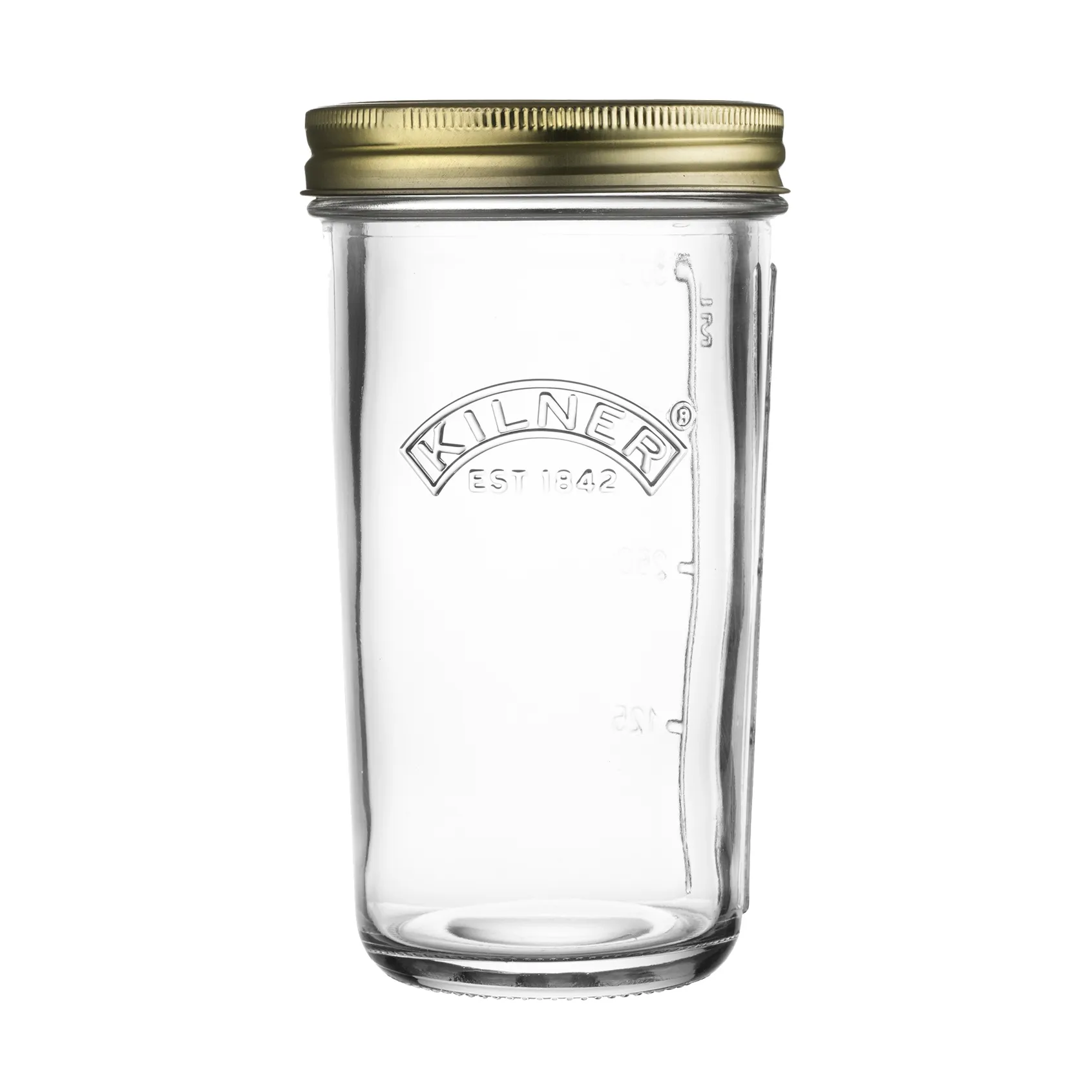 Kilner Kilner WIDE sylteglas Klar-guld, 0,5 l