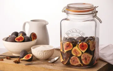 Kilner WIDE sylteglas - Klar-guld, 0,5 l - Kilner