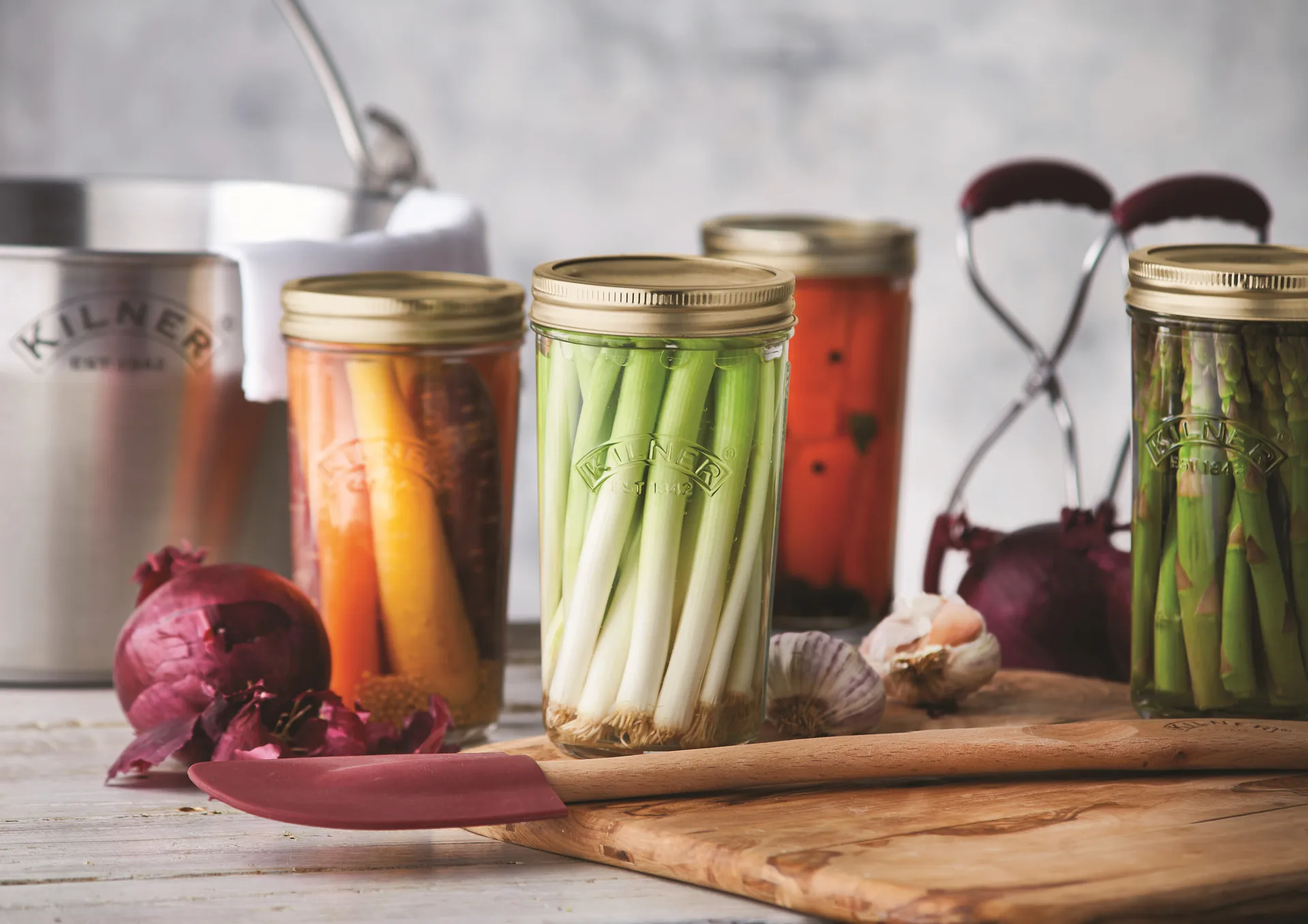 Kilner WIDE sylteglas, Klar-guld, 0,5 l Kilner