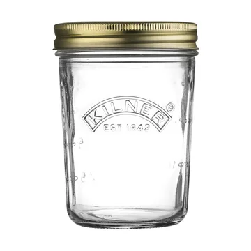 Kilner WIDE sylteglas - Klar-guld, 350 ml - Kilner