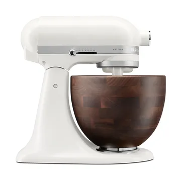 Aritsan 5KSM156 køkkenmaskine med træskål 4,7 L - Porcelain white-walnut - KitchenAid