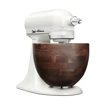Aritsan 5KSM156 køkkenmaskine med træskål 4,7 L - Porcelain white-walnut - KitchenAid