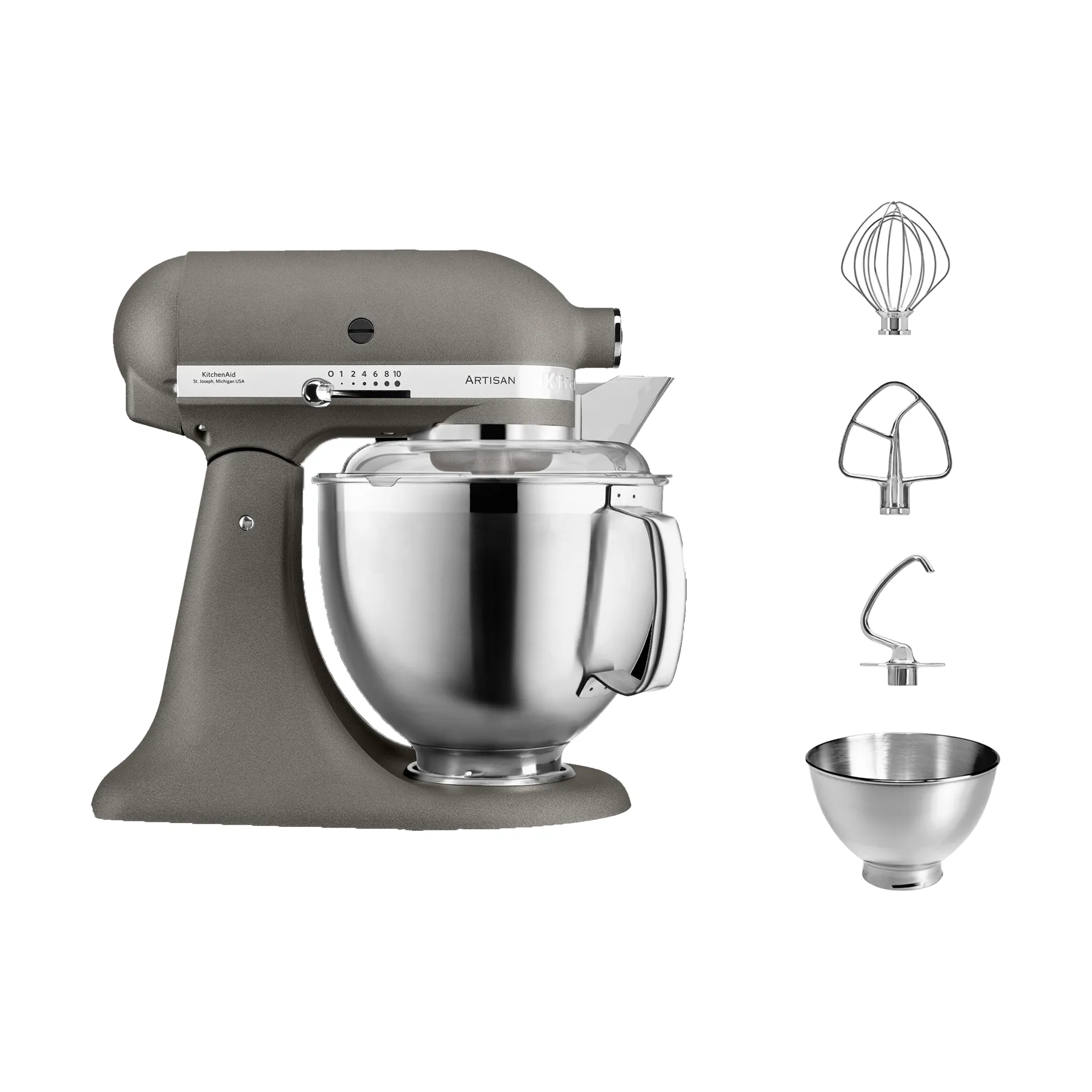 Artisan 5KSM185 køkkenmaskine premium 4,8 L, Imperial grey KitchenAid