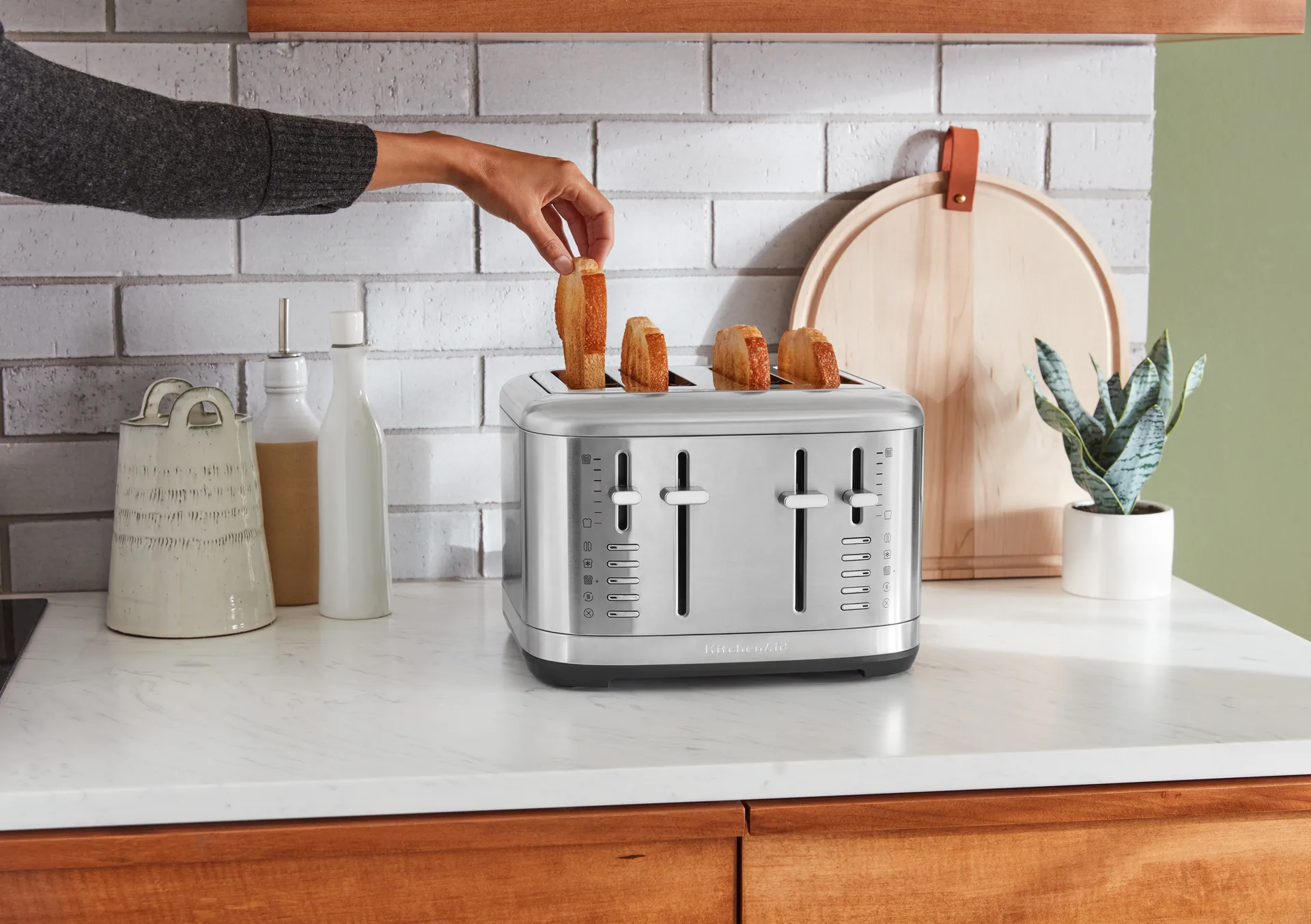 KitchenAid brødrister 4 skiver, Stainless steel KitchenAid