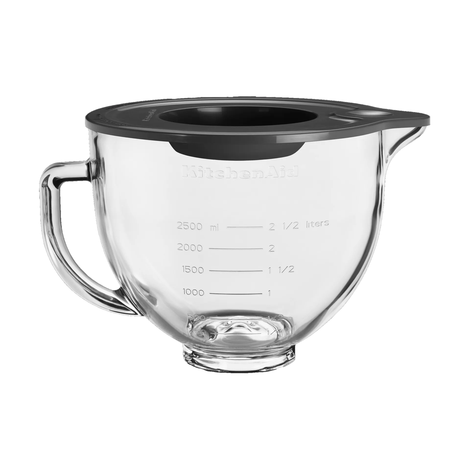 KitchenAid glasskål med låg 4,7 L, Klar KitchenAid