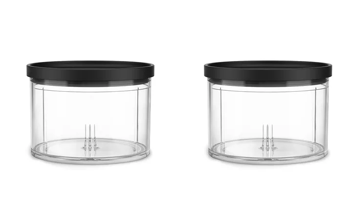 KitchenAid Go top down chopper skål 2-pak - Transparent - KitchenAid