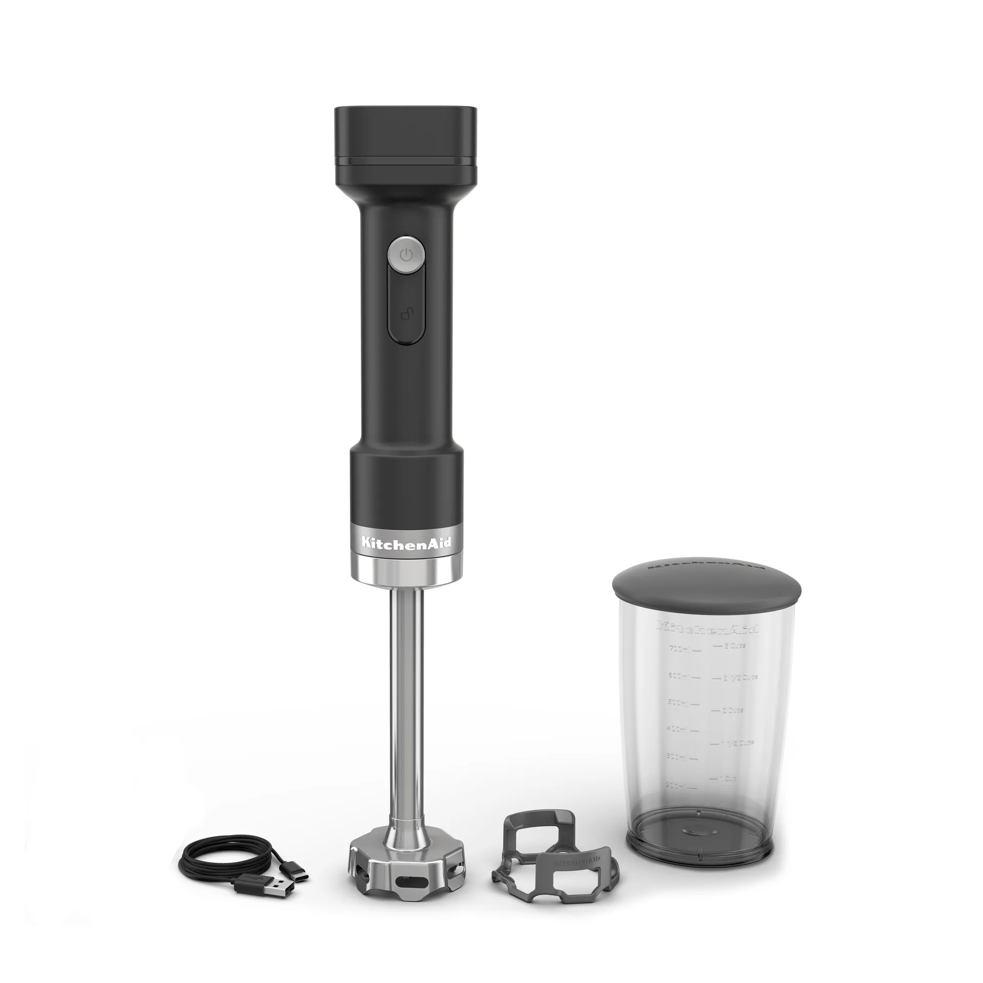 KitchenAid Go trådløs stavblender med batteri, Black matte KitchenAid