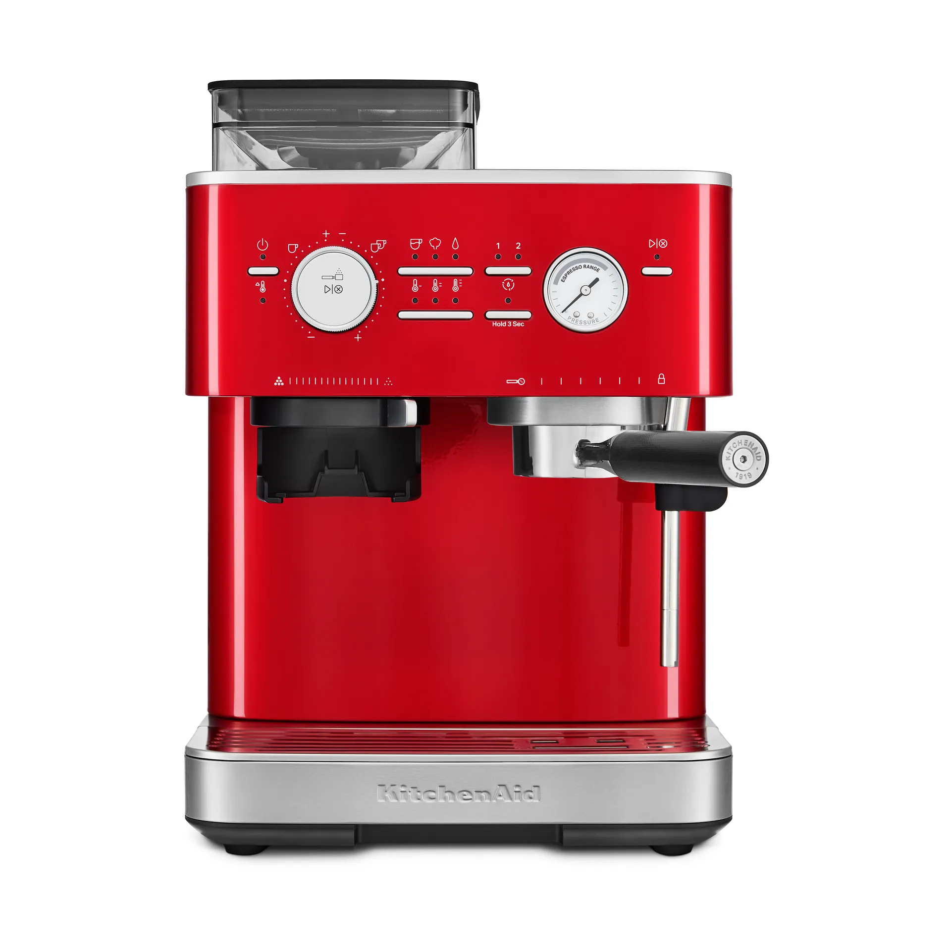 KitchenAid halvautomatisk espressomaskine med kværn, Candy apple KitchenAid