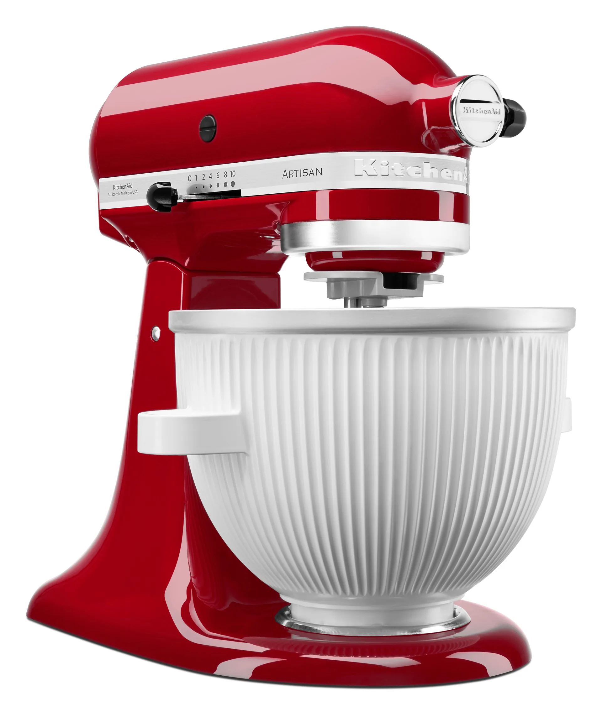 KitchenAid ismaskine 1,9 L til køkkenmaskine, White KitchenAid