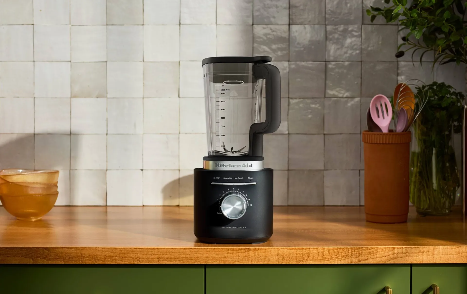 KitchenAid Pure Power blender glaskande, Mat sort, 1,85 L KitchenAid