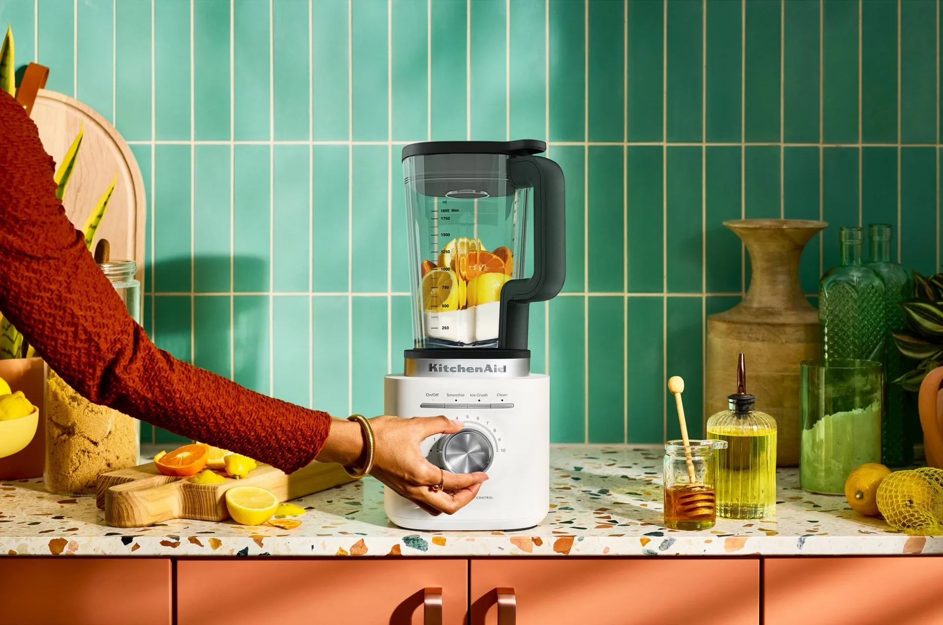 KitchenAid Pure Power blender glaskande, Porcelain White, 1,85 L KitchenAid