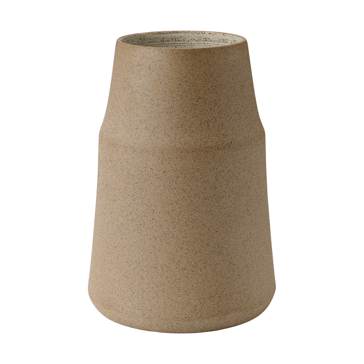 Knabstrup Keramik Clay vase 18 cm Varm sand