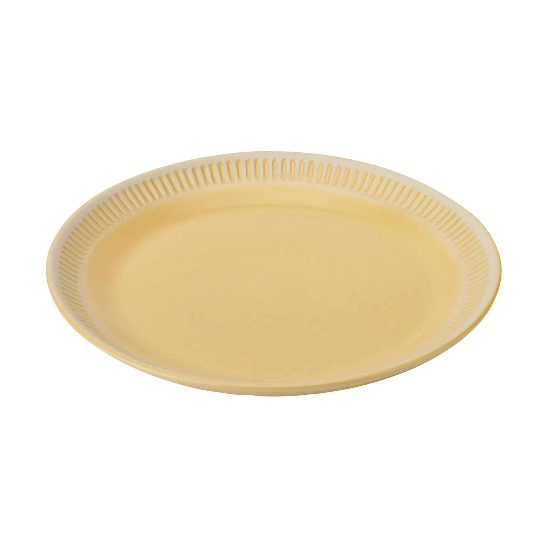 Colorit tallerkner Ø27 cm, Yellow Knabstrup Keramik