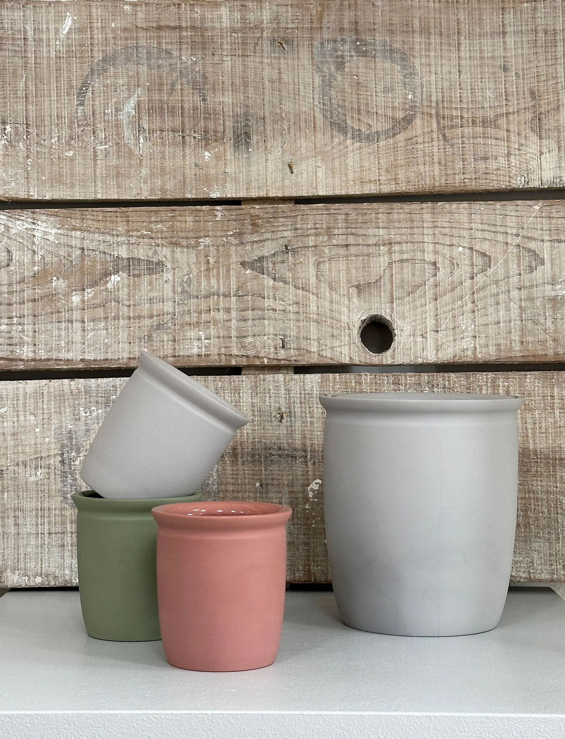 Knabstrup syltekrukke, Dark rose, 0,5 l Knabstrup Keramik