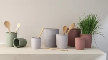 Knabstrup syltekrukke - Olive, 0,5 L - Knabstrup Keramik