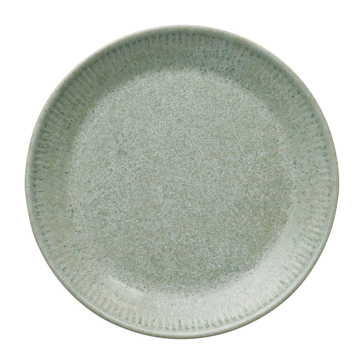 Knabstrup Keramik Knabstrup tallerken olivengrøn 19 cm