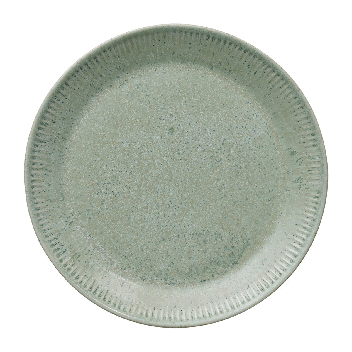 Knabstrup Keramik Knabstrup tallerken olivengrøn 22 cm