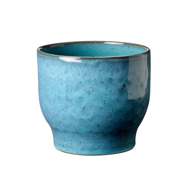 Knabstrup urtepotteskjuler Ø12,5 cm, Dusty blue Knabstrup Keramik