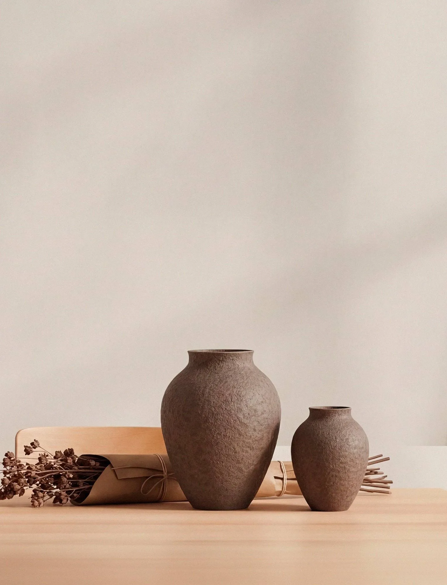 Knabstrup vase 20 cm, Bark Knabstrup Keramik