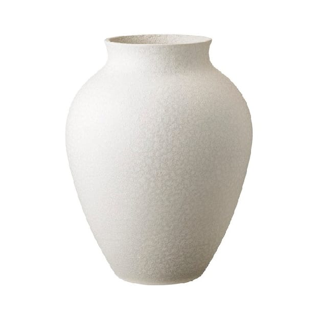 Knabstrup vase 20 cm, hvid Knabstrup Keramik