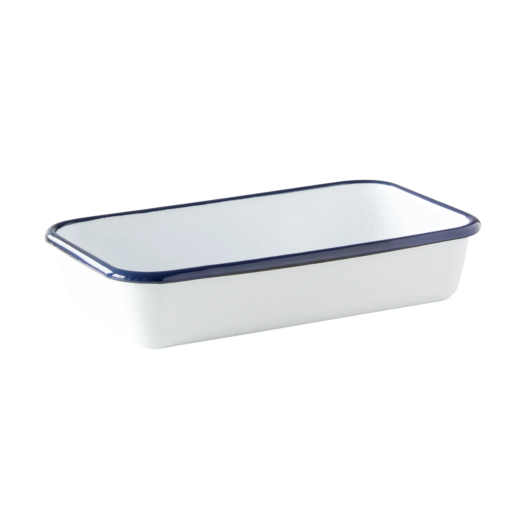 Kockums ovnform, Kockums white-blå, 23x13,5 cm Kockums Jernverk