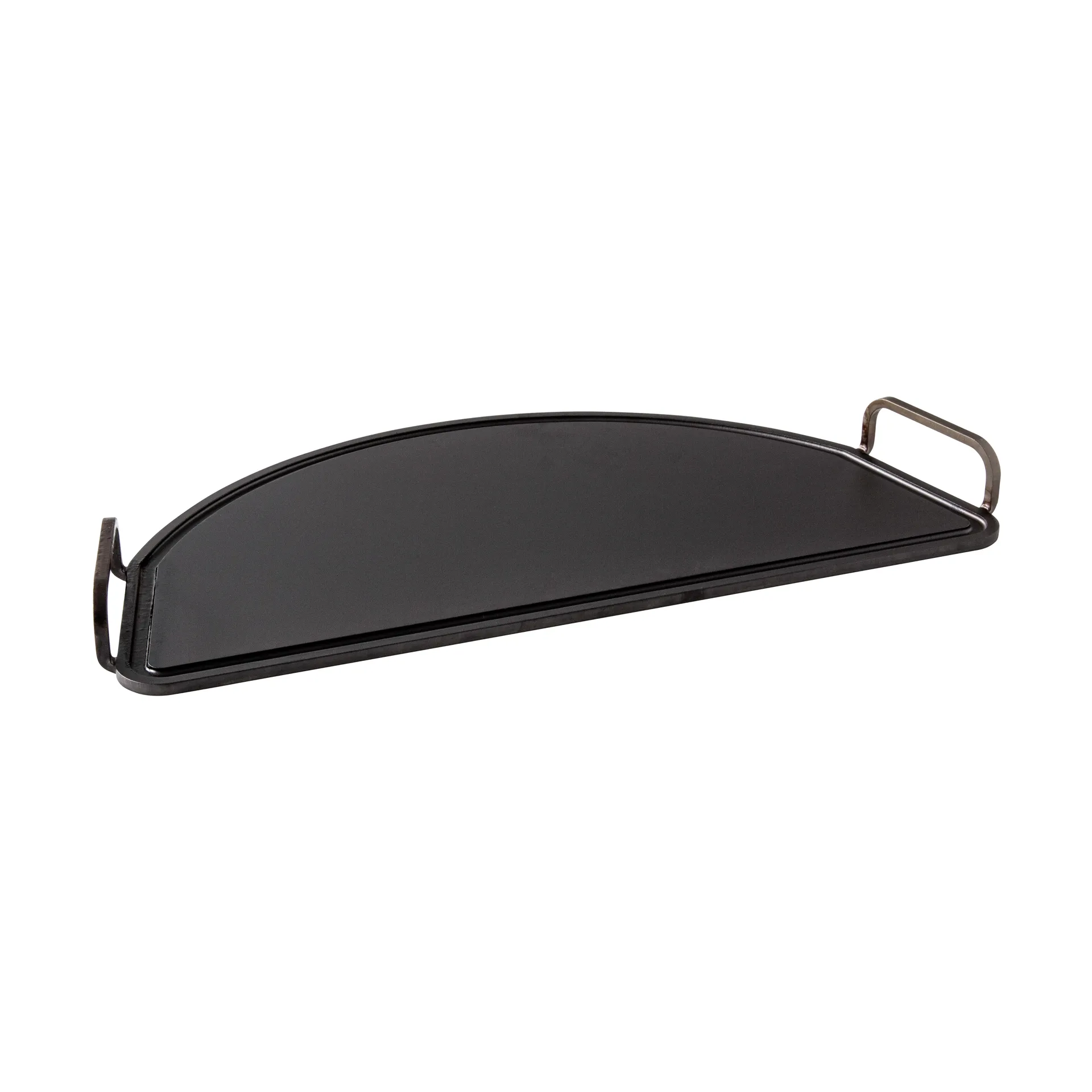 Kockums stegebord, Sort, halvrund, 47 cm Kockums Jernverk