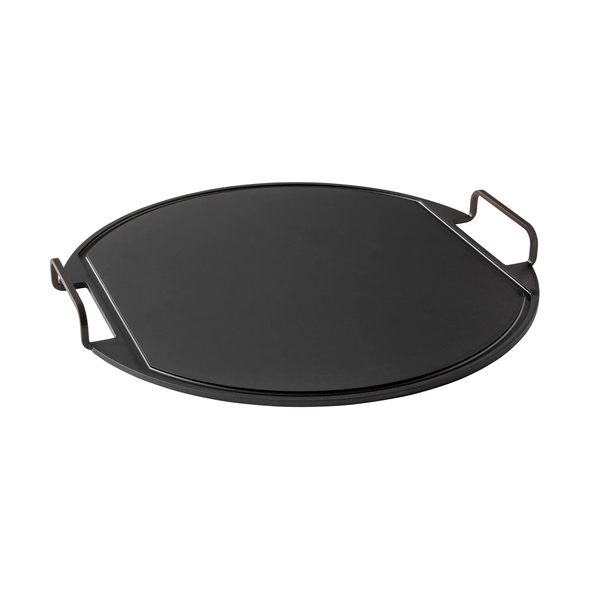 Kockums stegebord, Sort, rund, Ø47 cm Kockums Jernverk