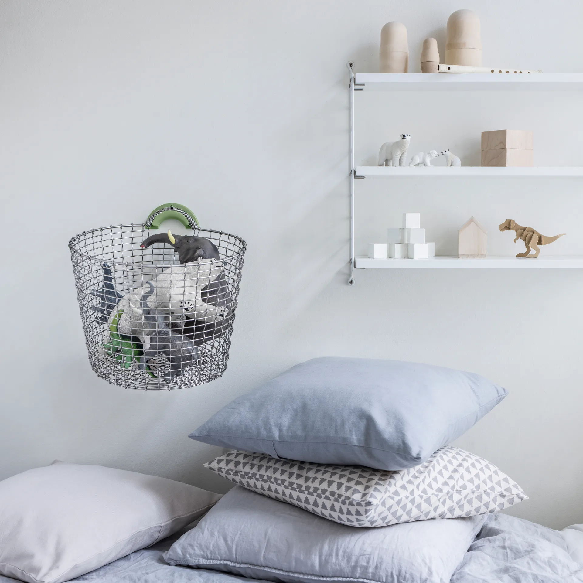 Korbo bin 24 opbevaringskurv, syrefast stål KORBO