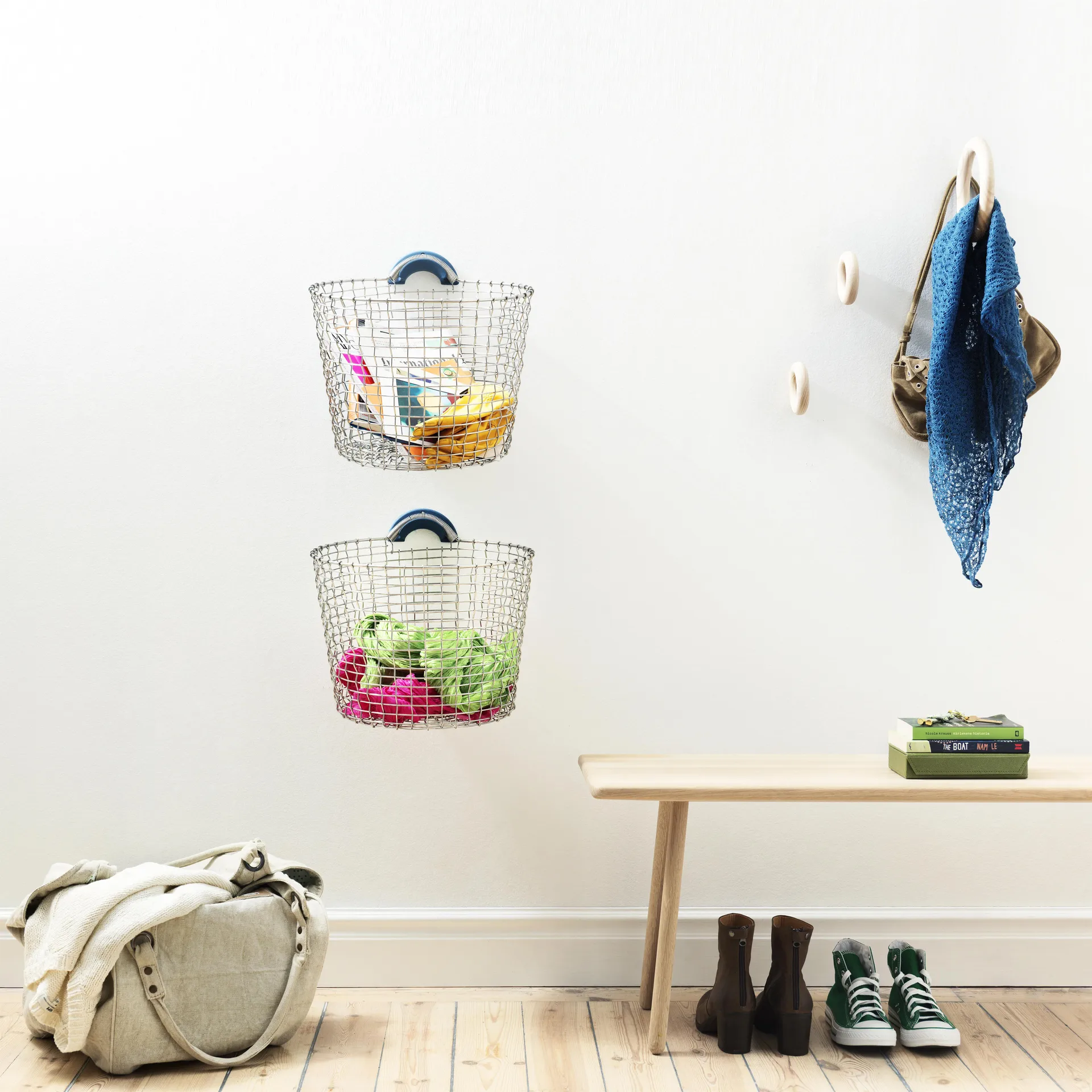 Korbo bin 24 opbevaringskurv, syrefast stål KORBO