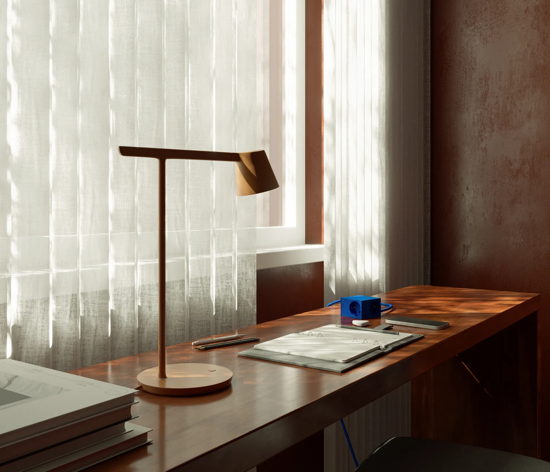 Cuboid+ stikdåse USB-C 30W 2 m, Catalina Blue Kord