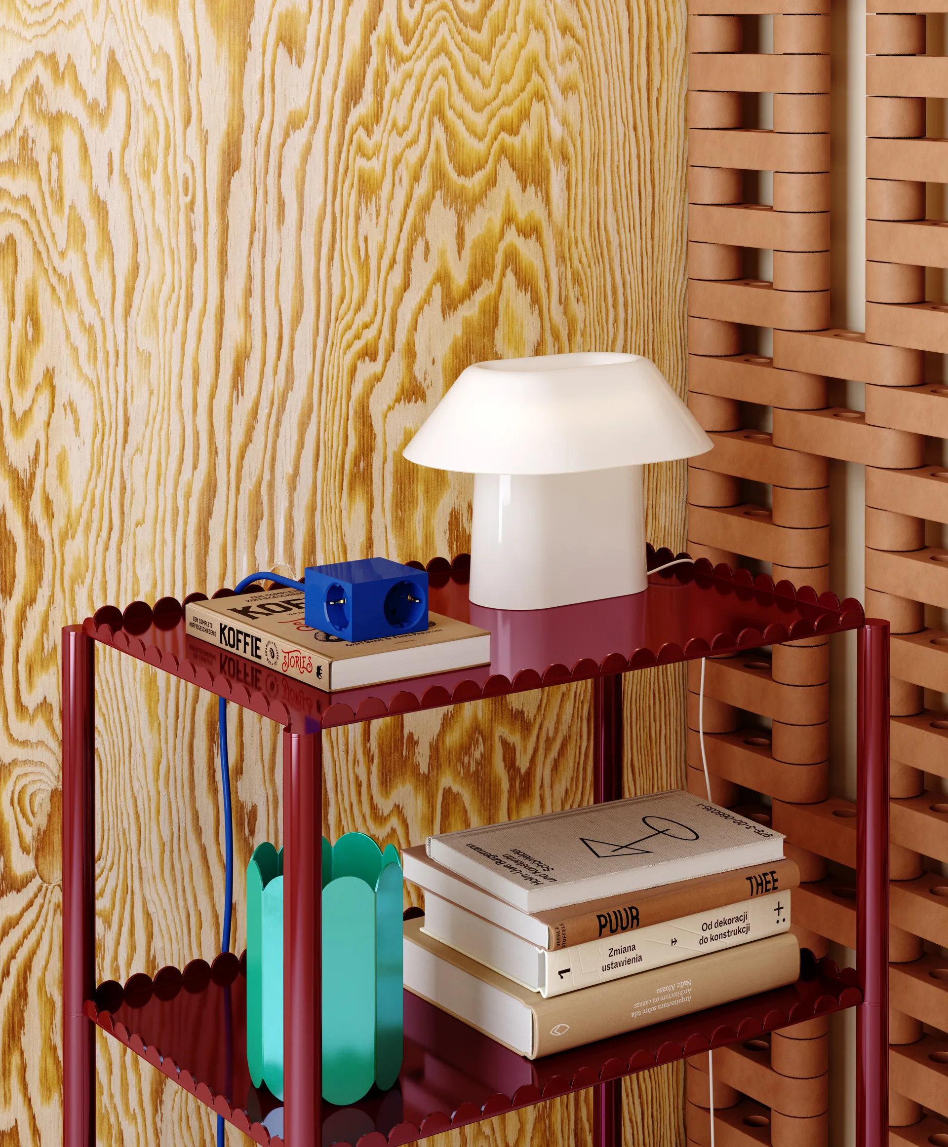 Cuboid+ stikdåse USB-C 30W 2 m, Catalina Blue Kord