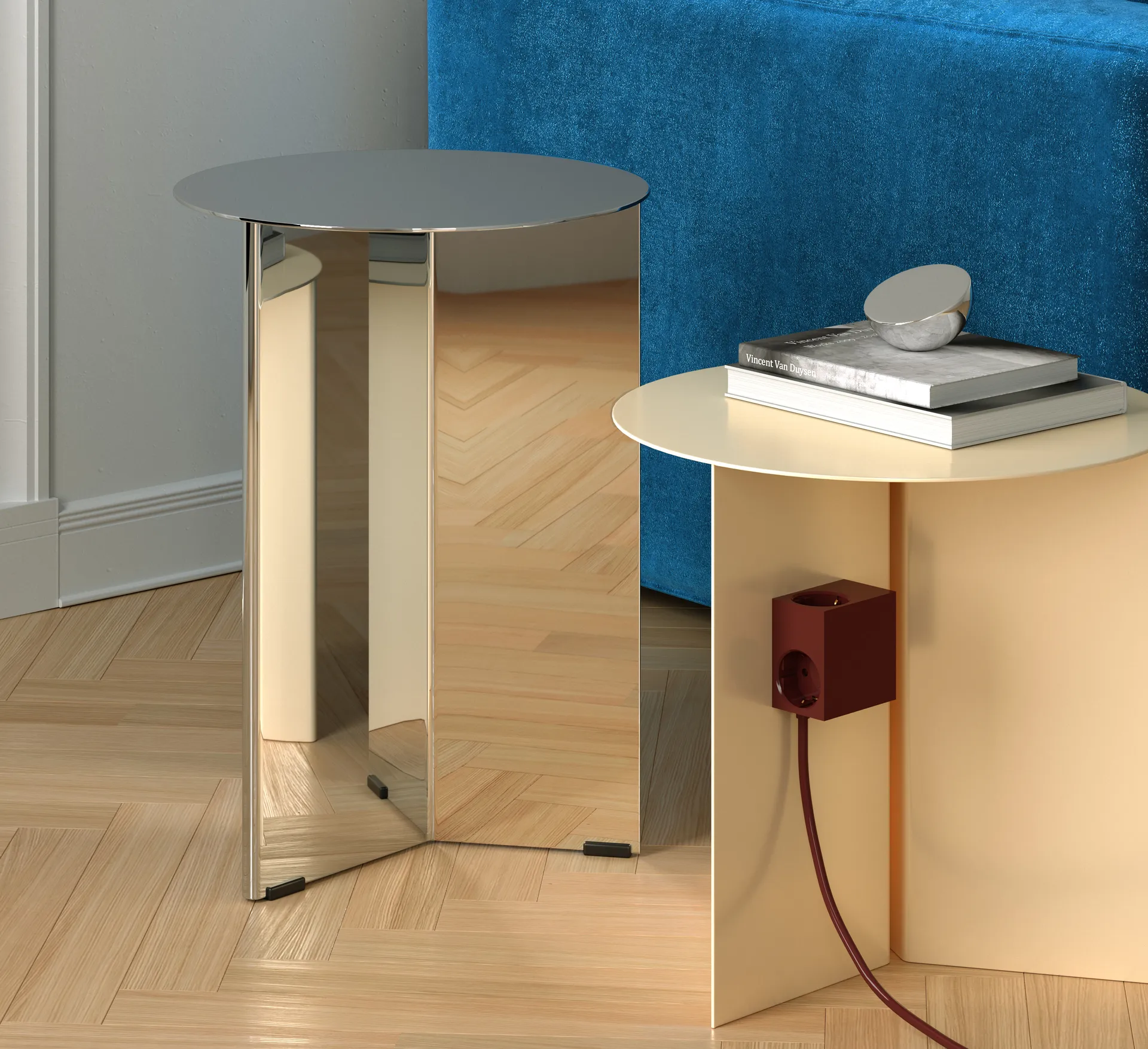 Cuboid+ stikdåse USB-C 30W 2 m, Fired Brick Kord