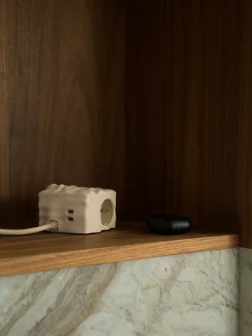 Cumulus+ case-cover til Cuboid+ stikdåse - Beige - Kord