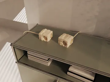 Cumulus+ case-cover til Cuboid+ stikdåse - Beige - Kord