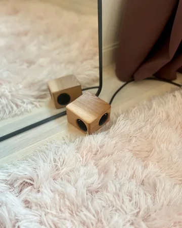Kord x Bark woodencase-cover til Cuboid+ stikdåse - Bark - Kord