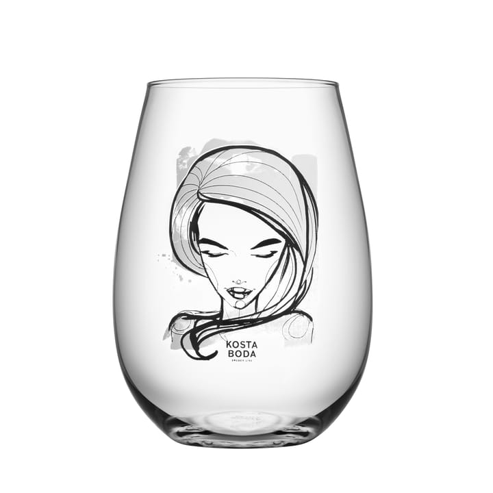 All about you glas 57 cl 2 stk, need you (hvid) Kosta Boda