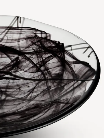 Contrast fad 380 mm - Sort-sort - Kosta Boda